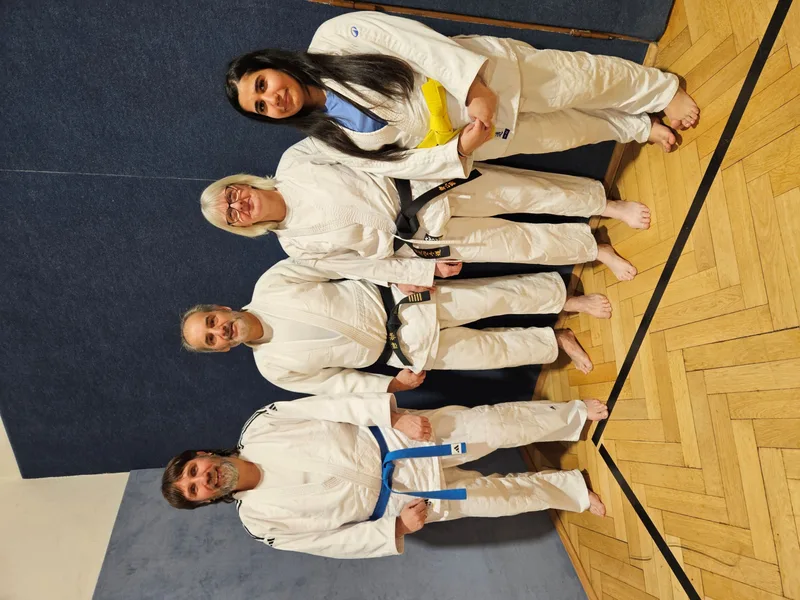 Trainer-Team Dortmunder Budo SV — Koray, Frank, Ute, Sara — Standort Schüren