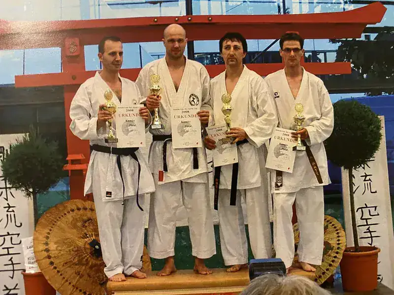 Siegerehrung beim Karate-Turnier